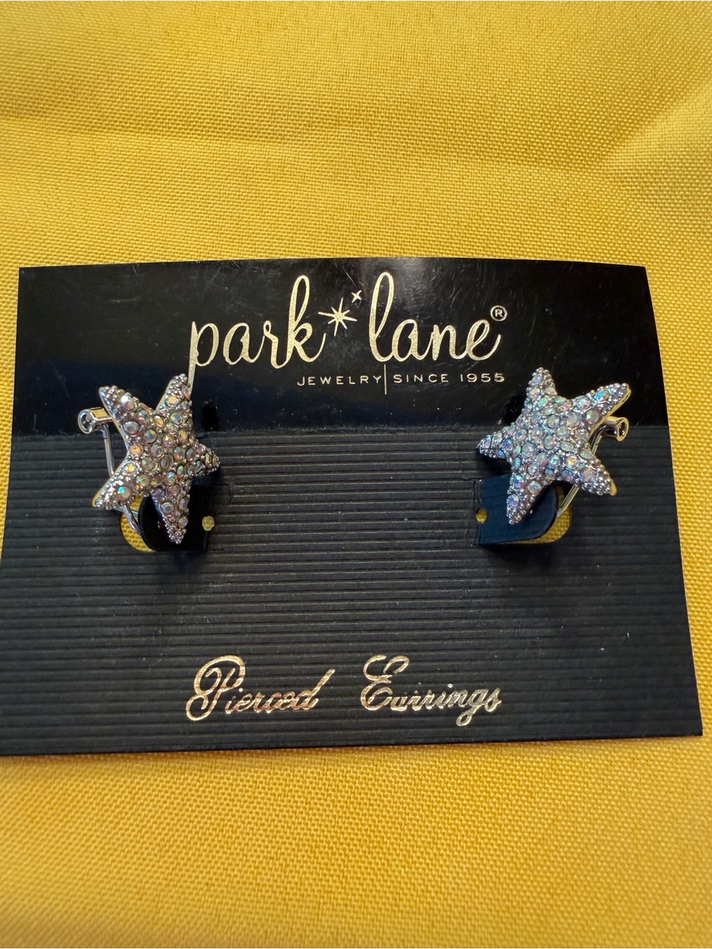 Park Lane Aurora Borealis Crystal Star Earrings New